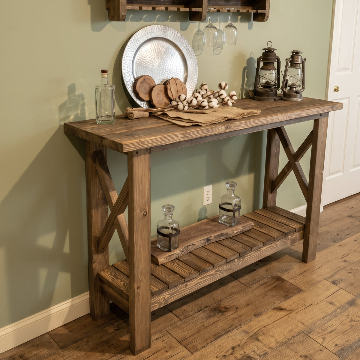 Rustic Farmhouse Sofa Table